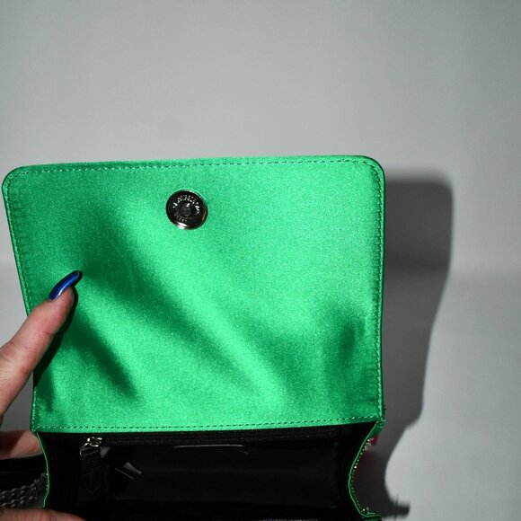 Betsey Johnson Hats Off Convertible Shoulder Bag in Green # BJ37855F NWT - Picture 2 of 7